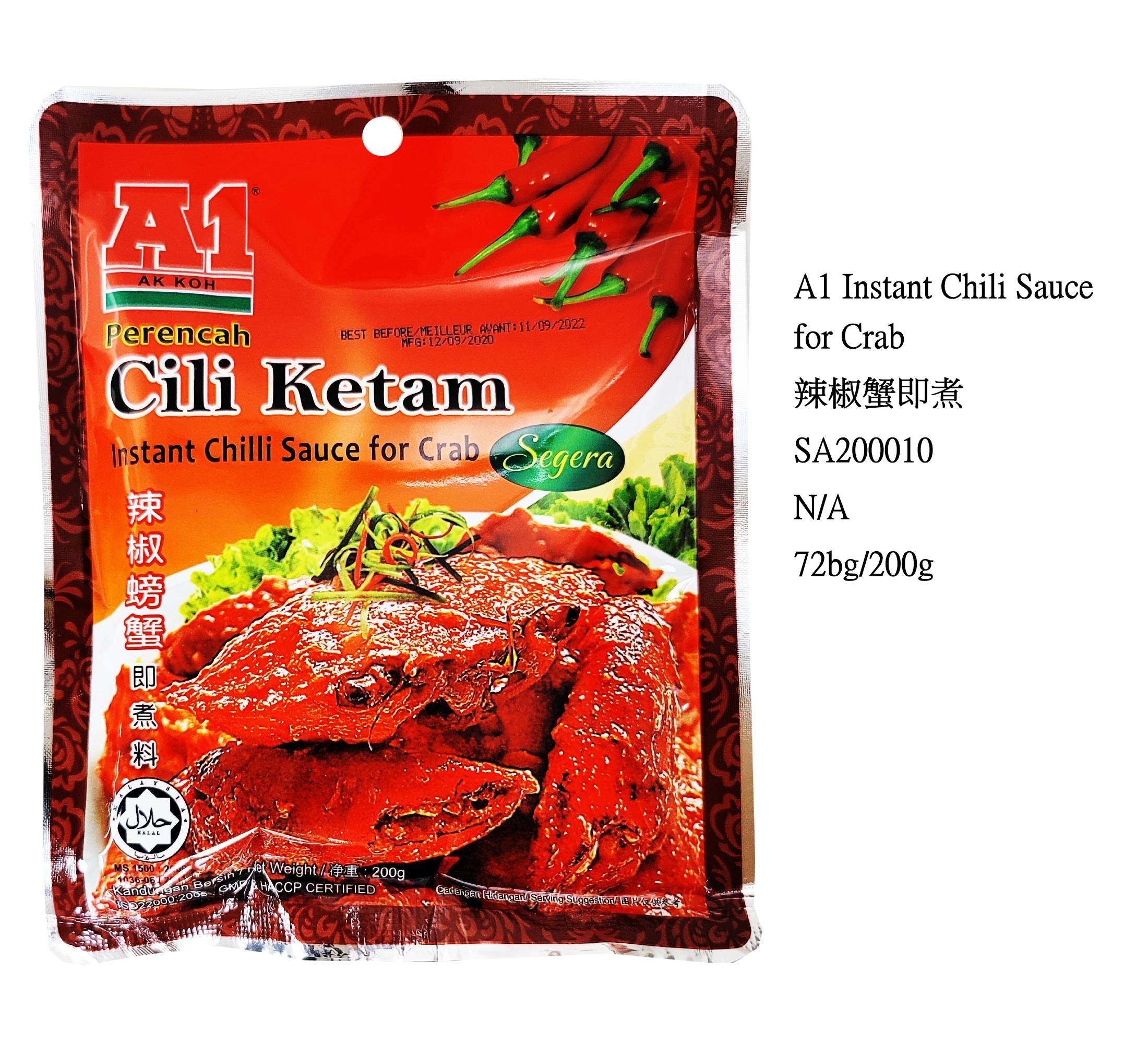 A1 INSTANT CHILI AUCE FOR CRAB SA200010