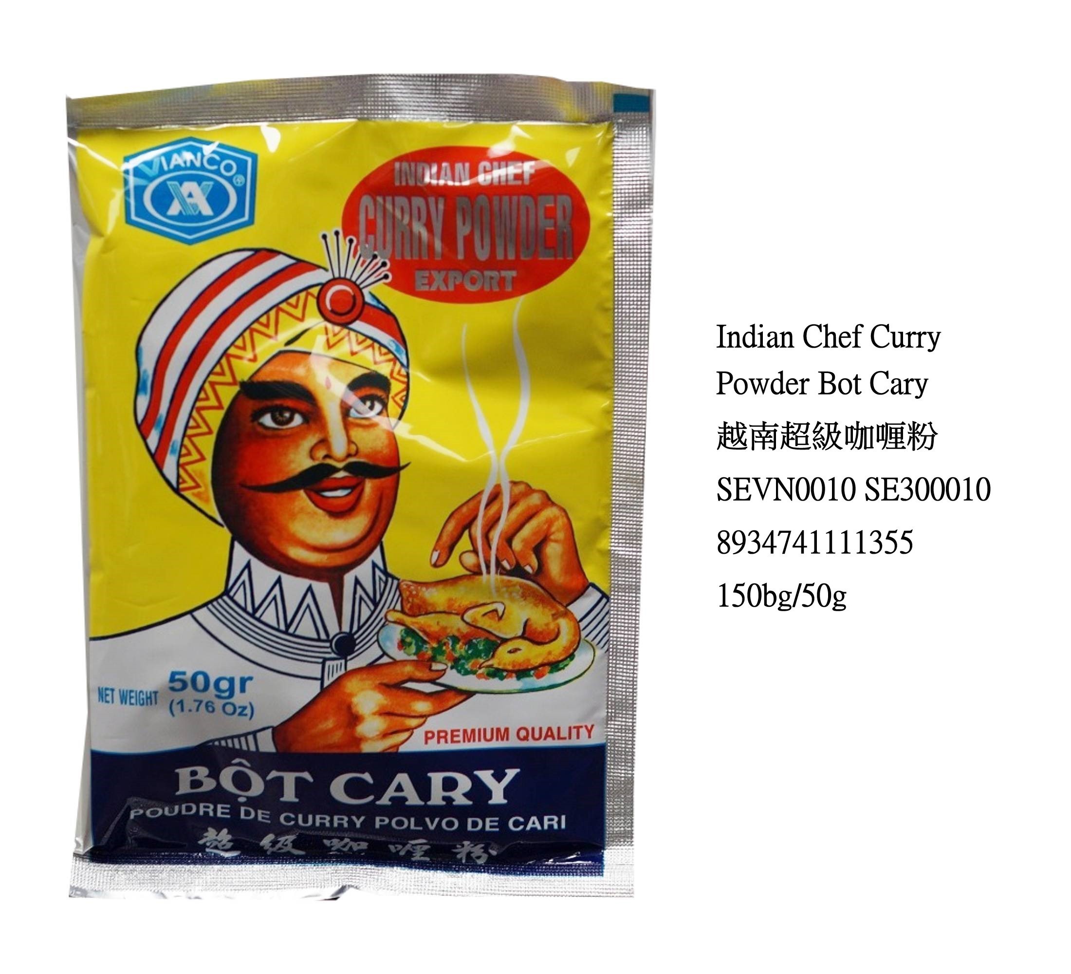 INDIAN CHEF CURRY POWDER BOT CARY SE300010