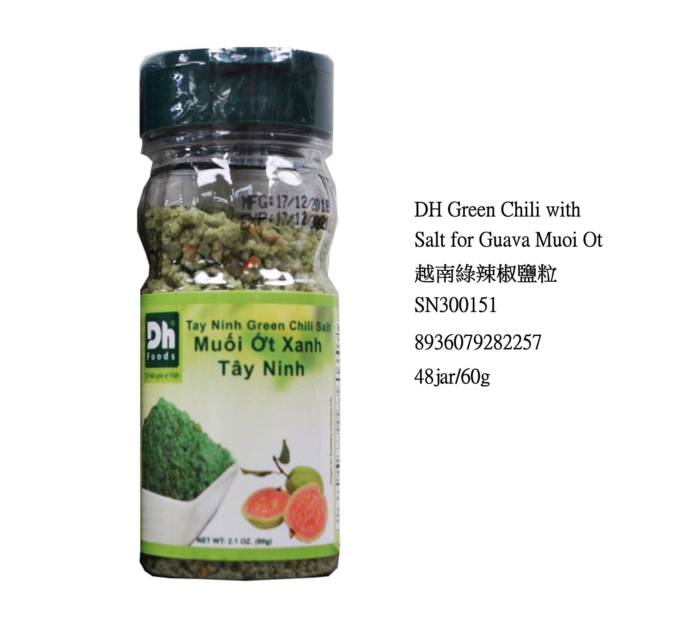 DH GREEN CHILI SALT FOR GUAVA MUOI OT SN300151