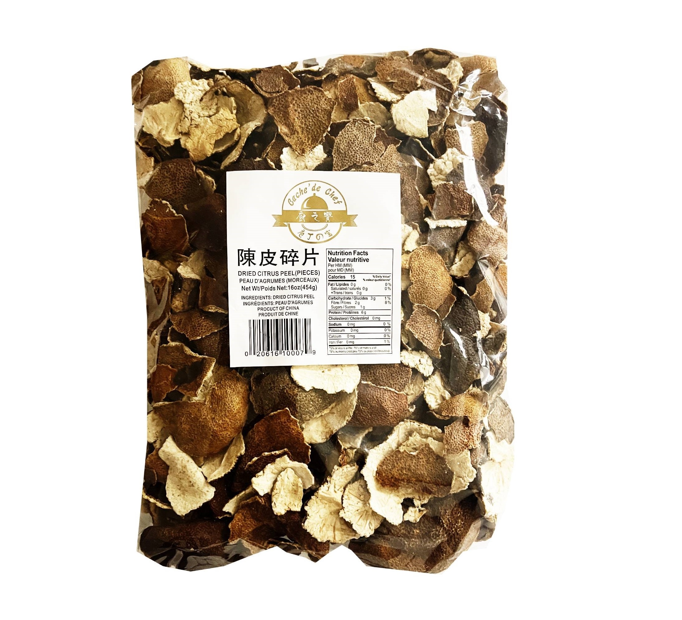 CACHE' DE CHEF DRIED CITRUS PEEL (PIECES) AG130509