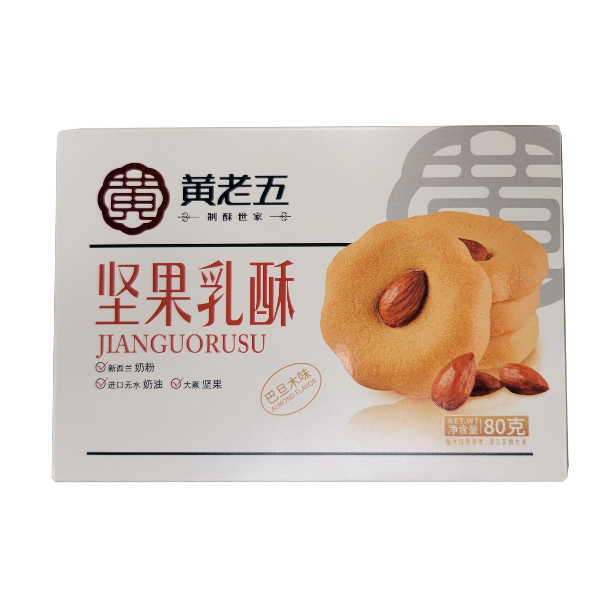 HUANG LAOWU CREAM COOKIE ALMOND FLAVOR SN139035