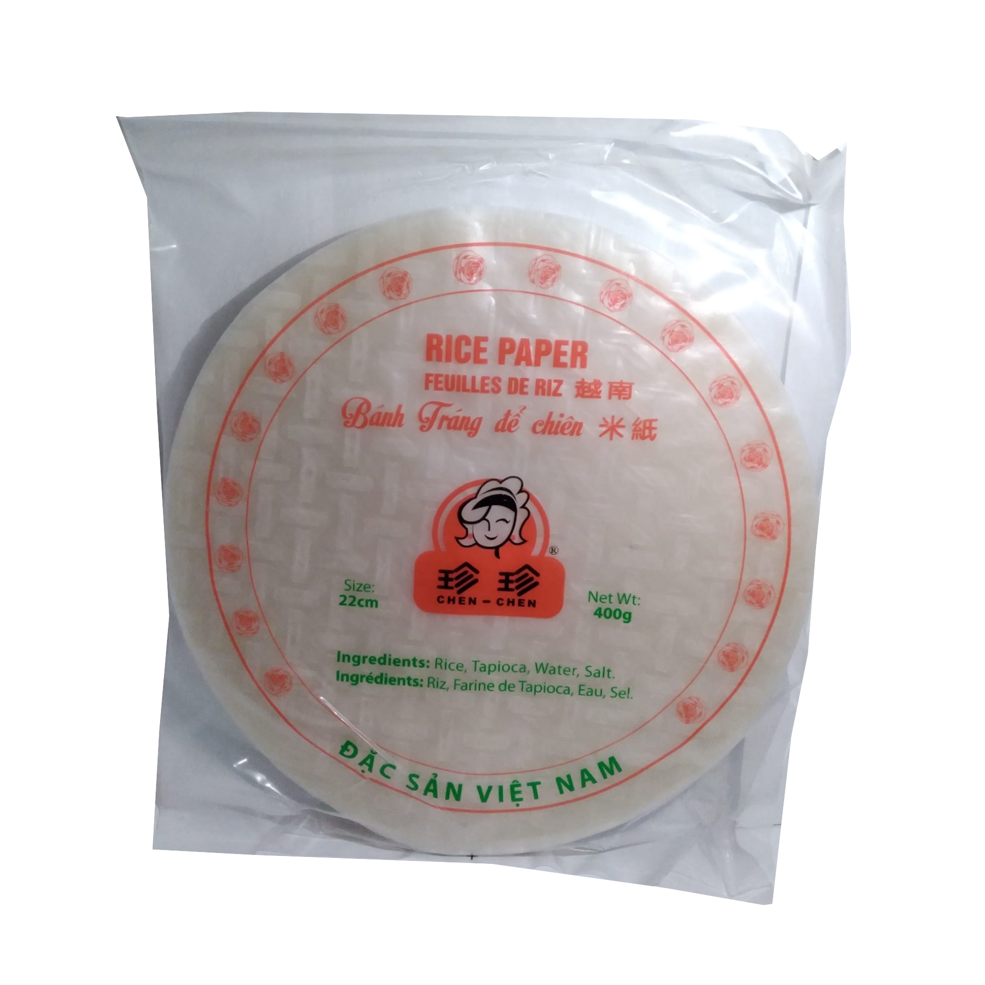 CC 22cm Frying Roll Rice Paper Round