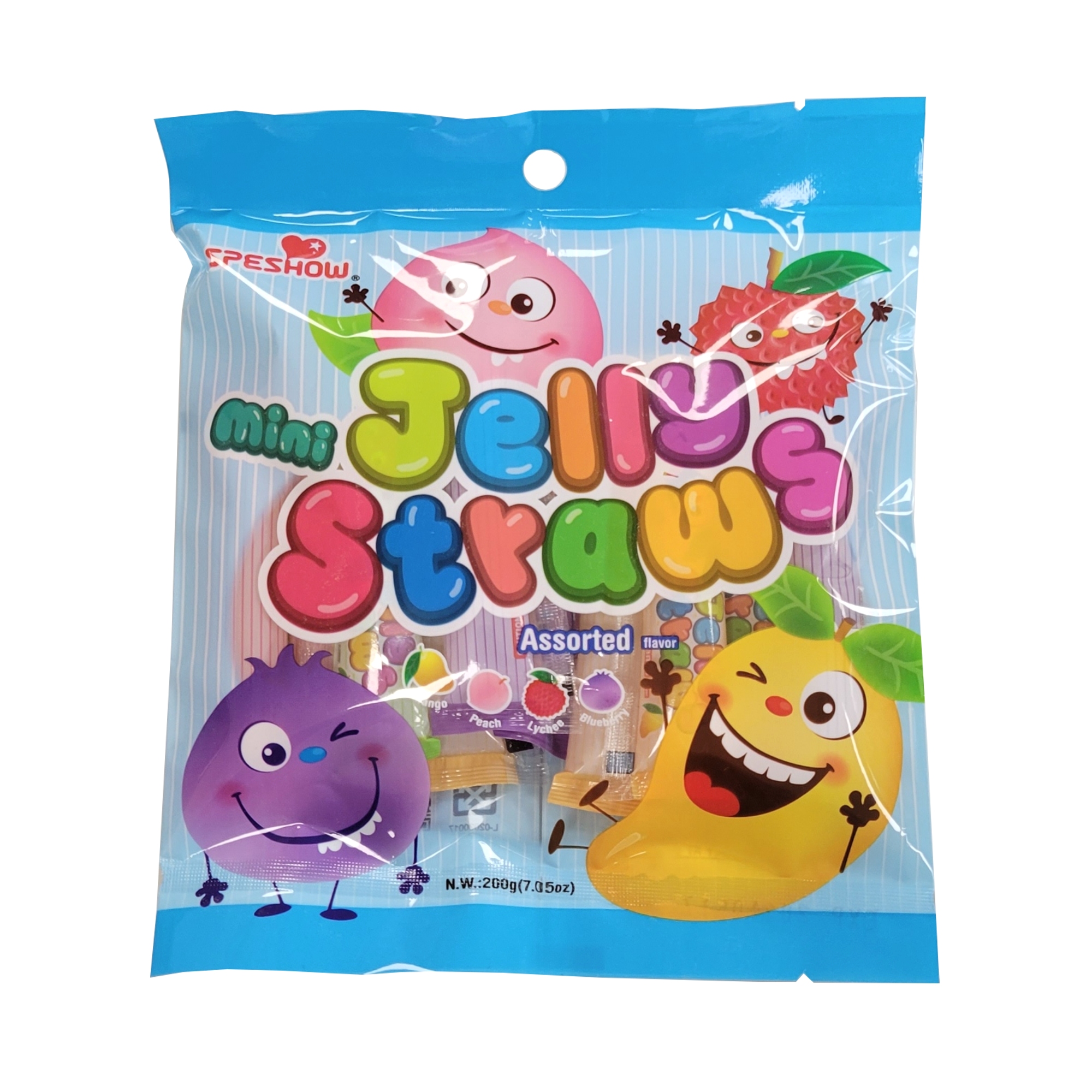 ABC MINI JELLY STRAW (BAG) SN110803