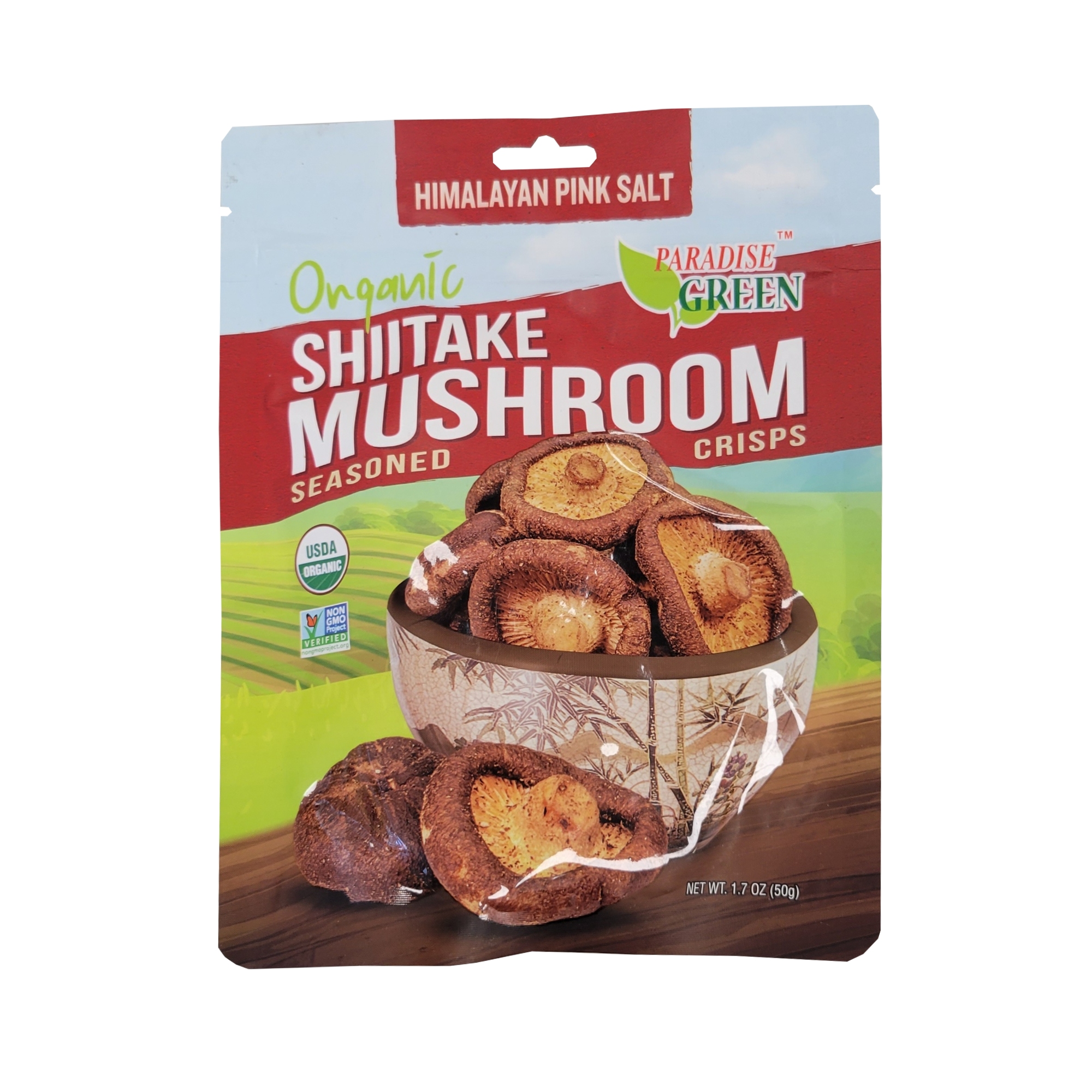 PG SEASONED SHIITAKE MUSHROOMS CRISPS SN250525