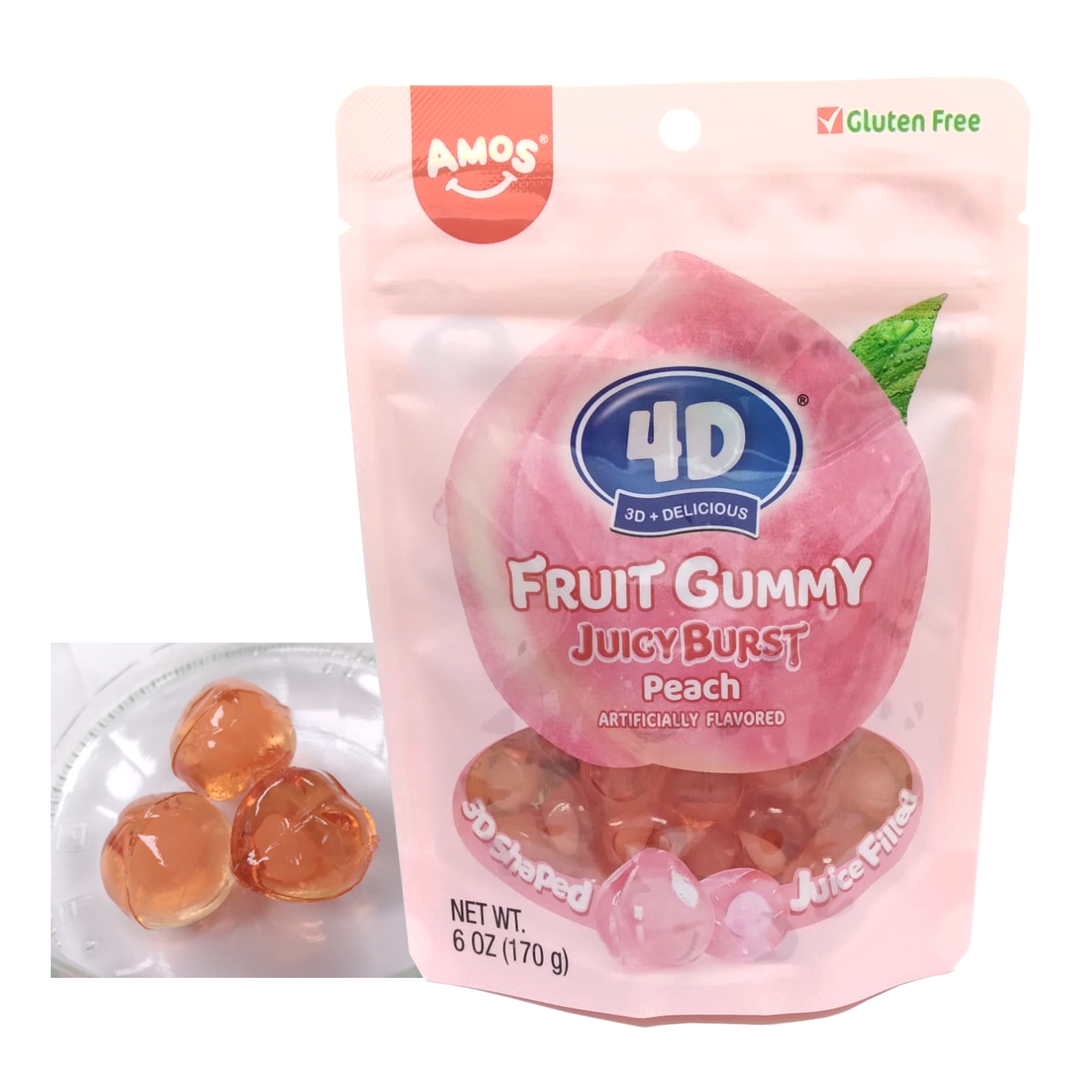 4D PEACH GUMMY JUICY BURST SN133030