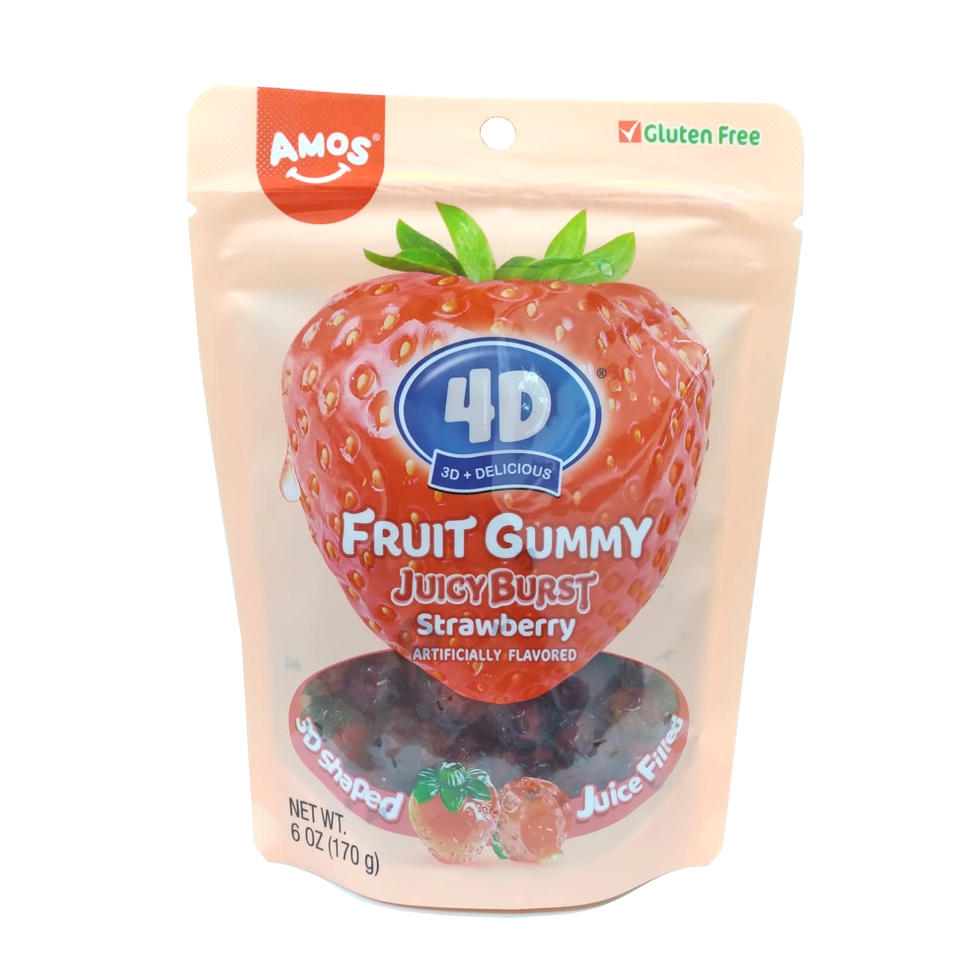 4D GUMMY JUICY BURST STRAWBERRY SN133040