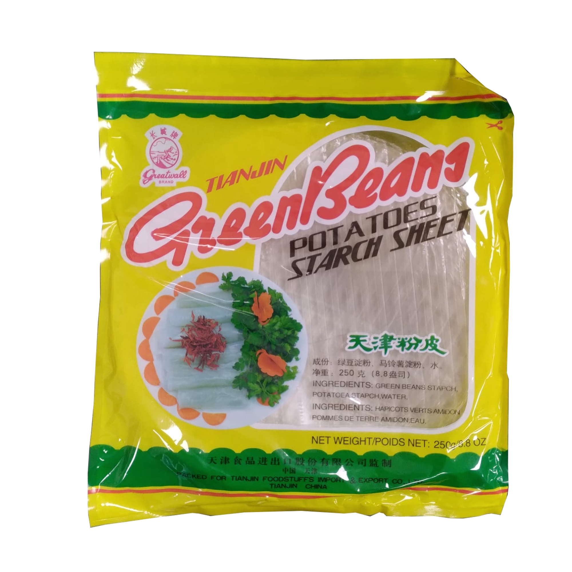 GW TIANJIN GREEN BEAN POTATO STARCH SHEET ND136170