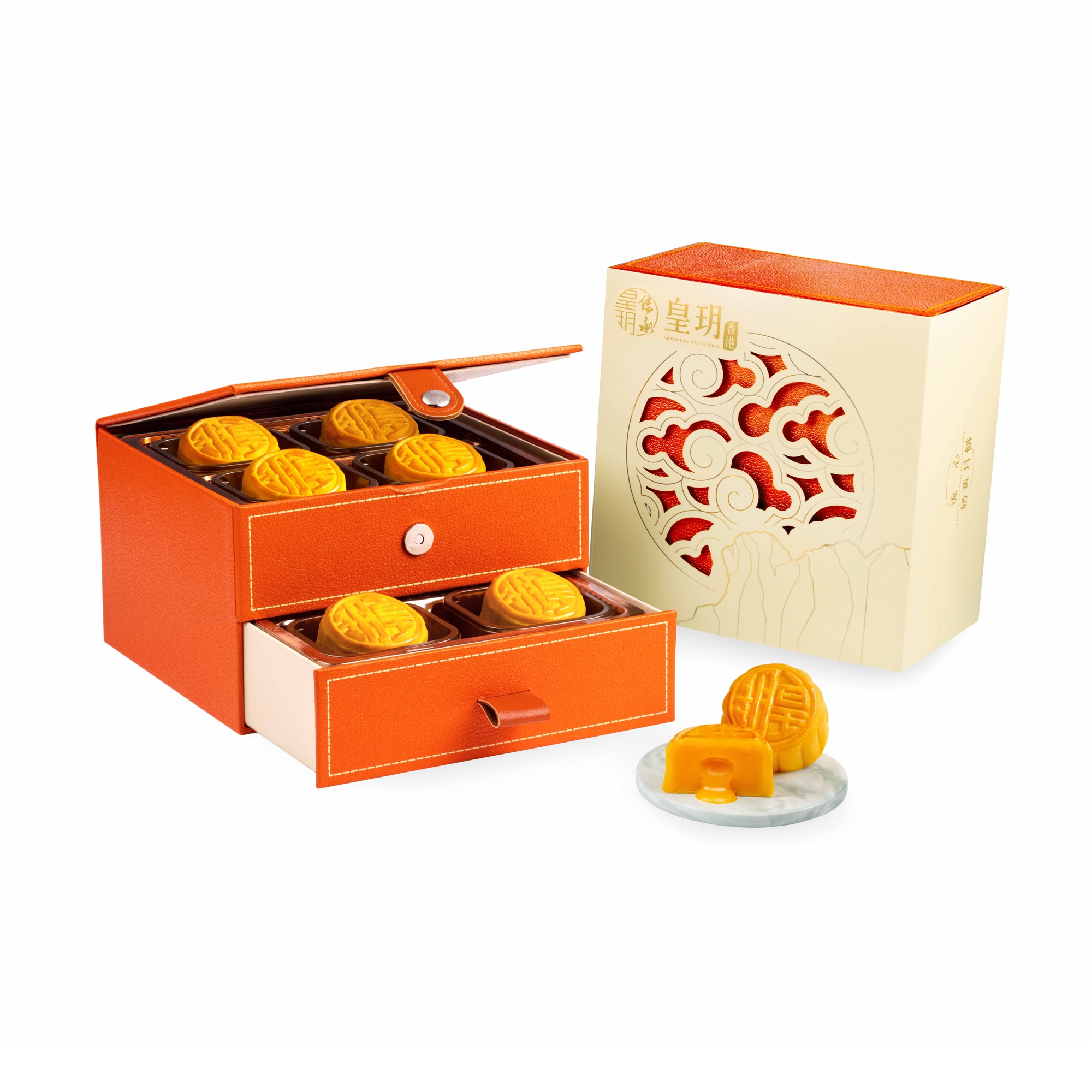 LAVA CUSTARD MOONCAKES (8PC) SN800020P