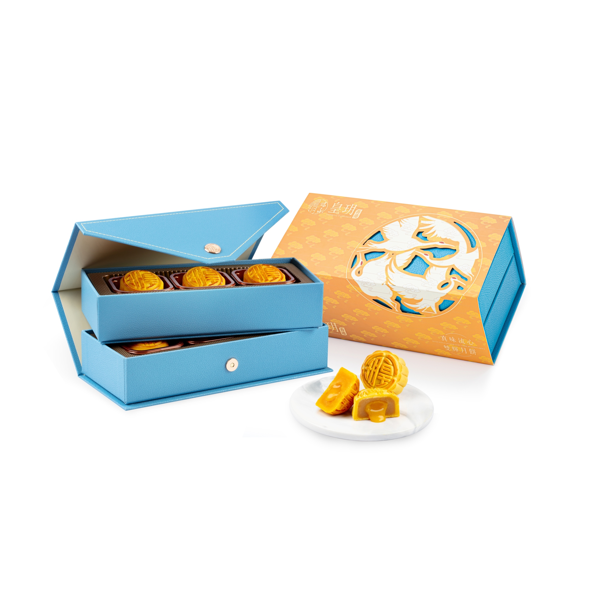 LUSCIOUS ASSORTED LAVA MOONCAKES (6PC) SN800034P
