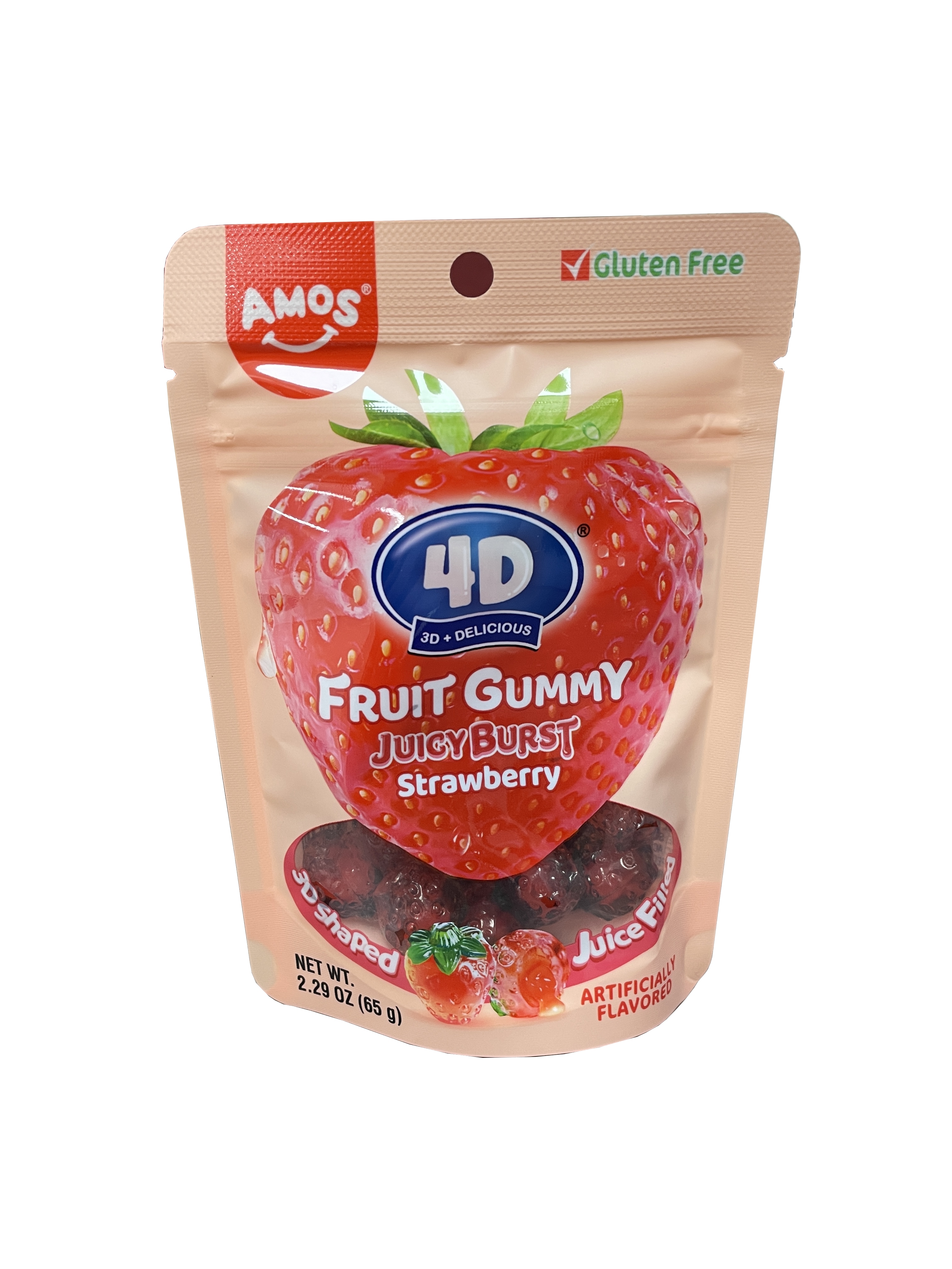 4D STRAWBERRY (65g) GUMMY JUICY BURST SN133042