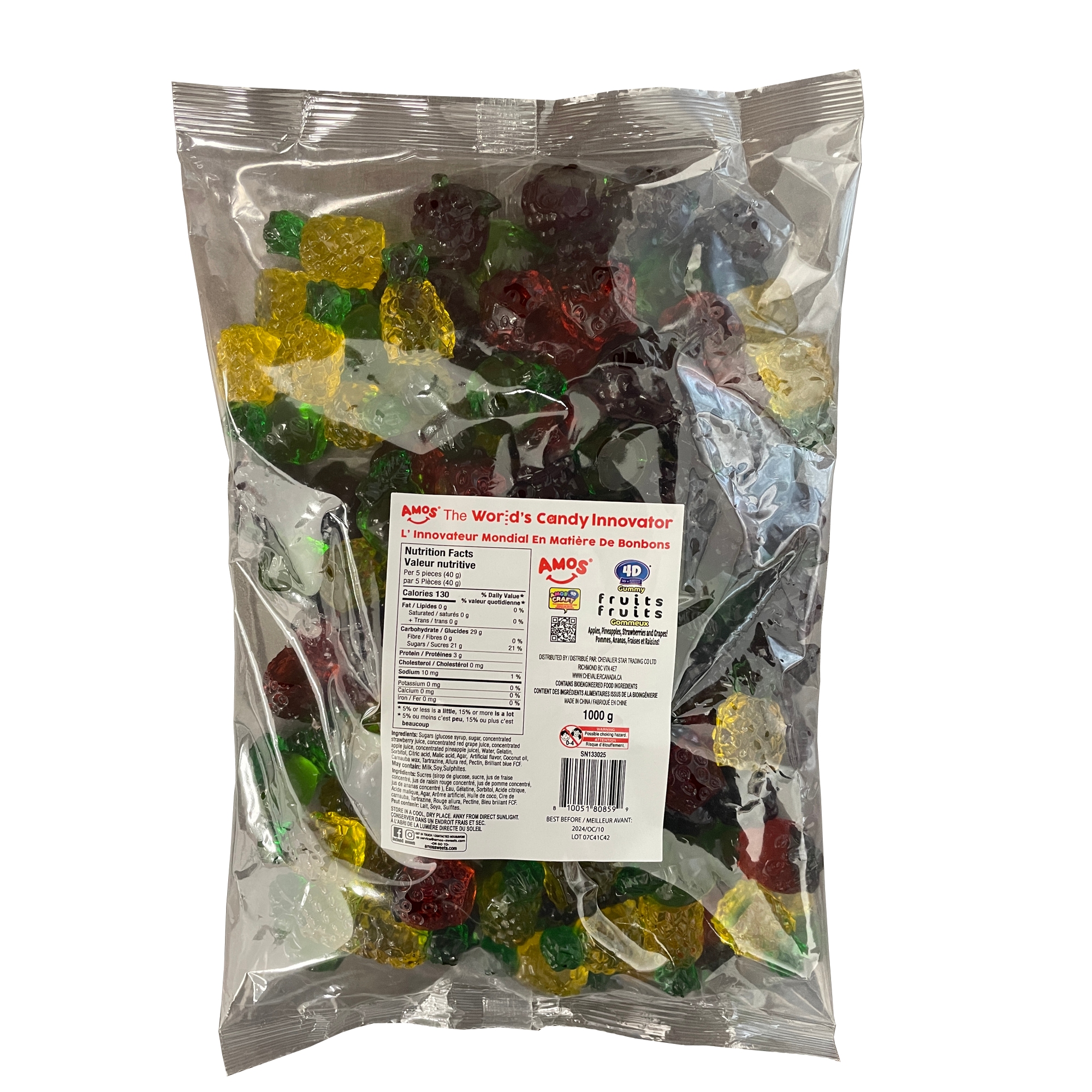 4D FRUITS MIX (1kg) GUMMY SN133025