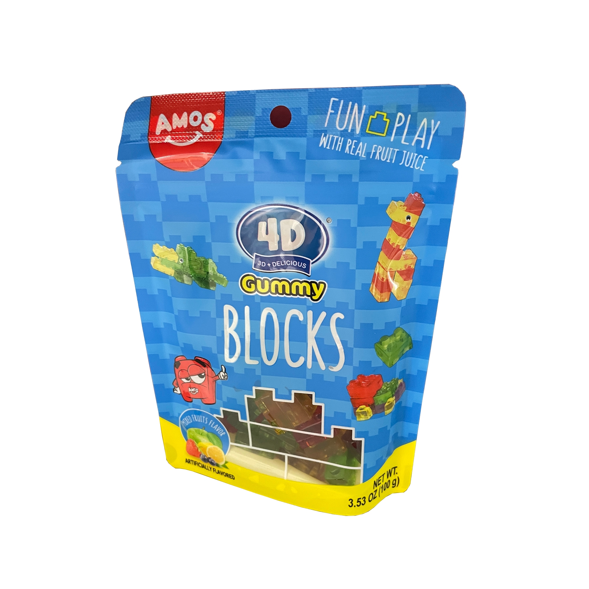 4D BLOCKS (100g) GUMMY SN133012