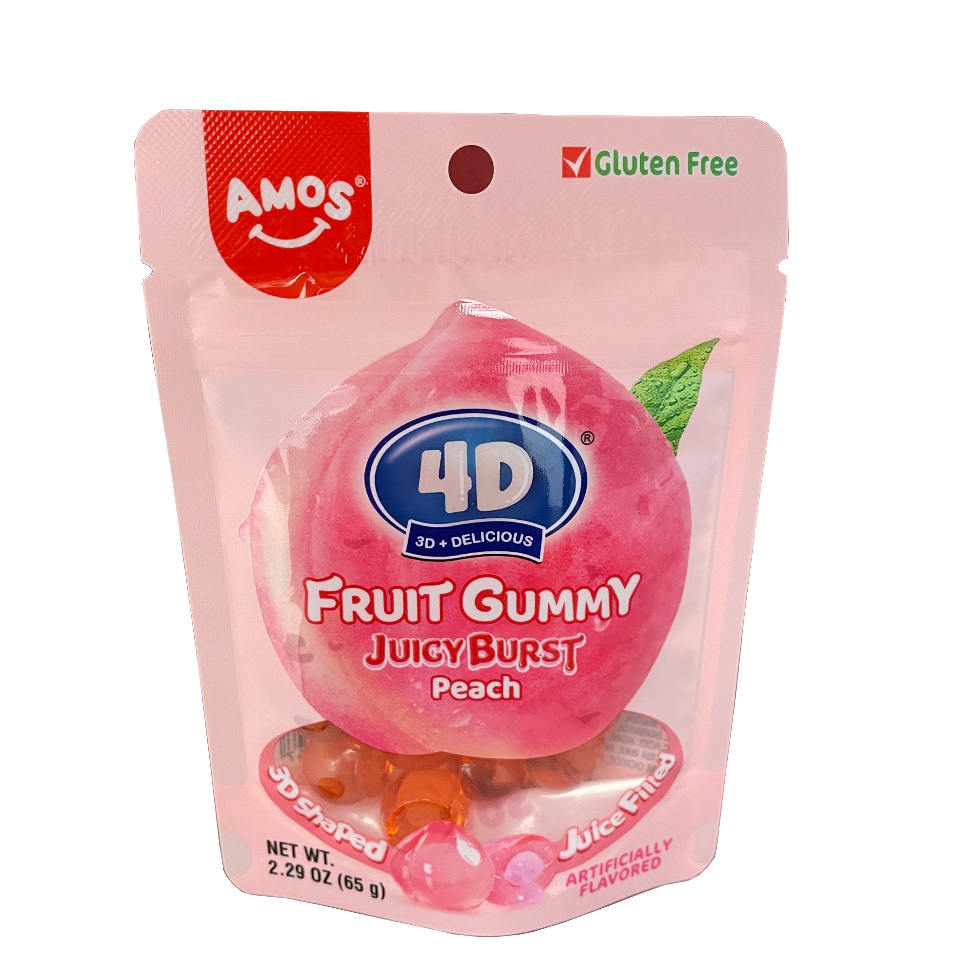 4D PEACH (65g) GUMMY JUICY BURST SN133032