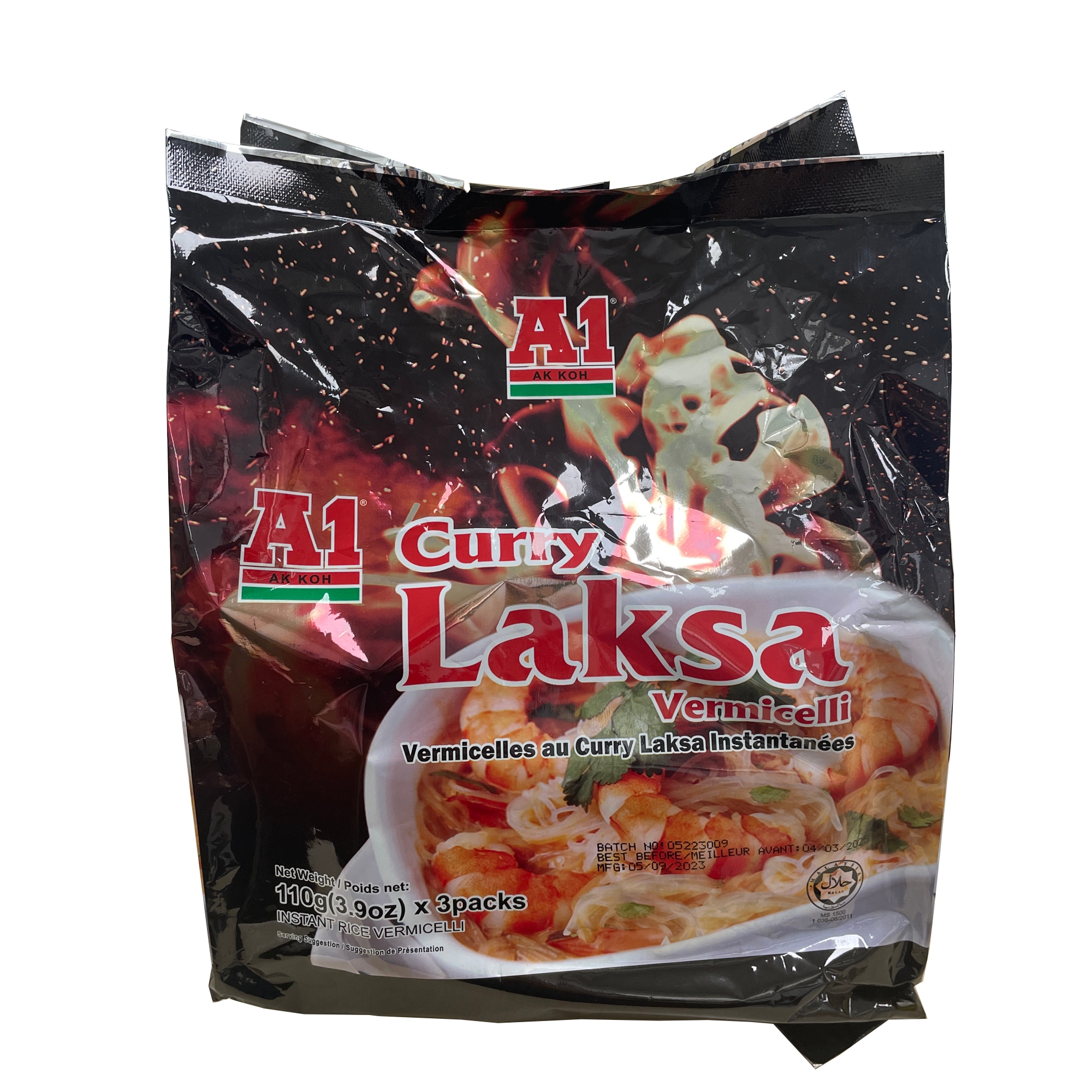 A1 (3pack) Vermicelli Laksa Curry Bihun ND200152