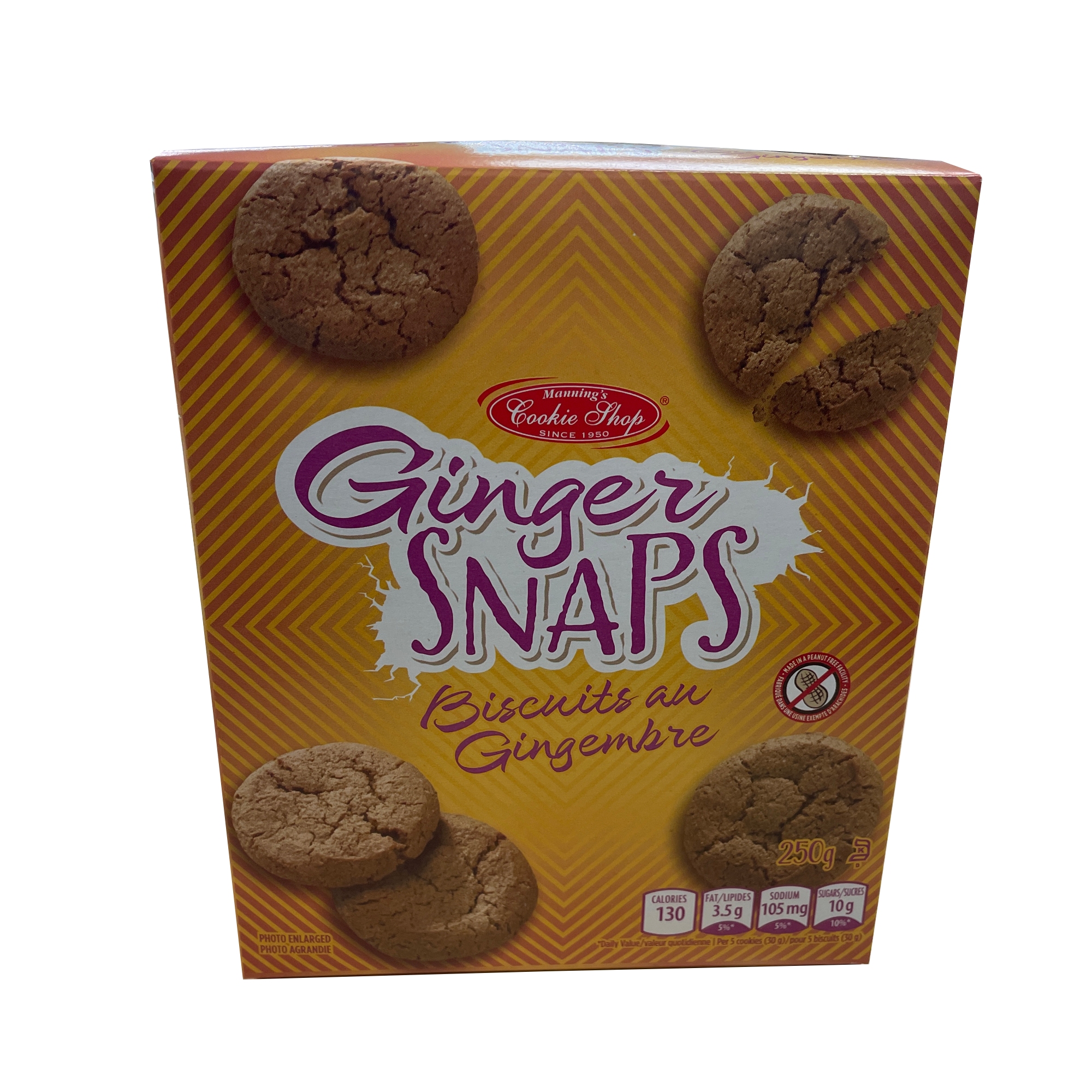 MANNING'S COOKIE SHOP - GINGER SNAPS SN600002