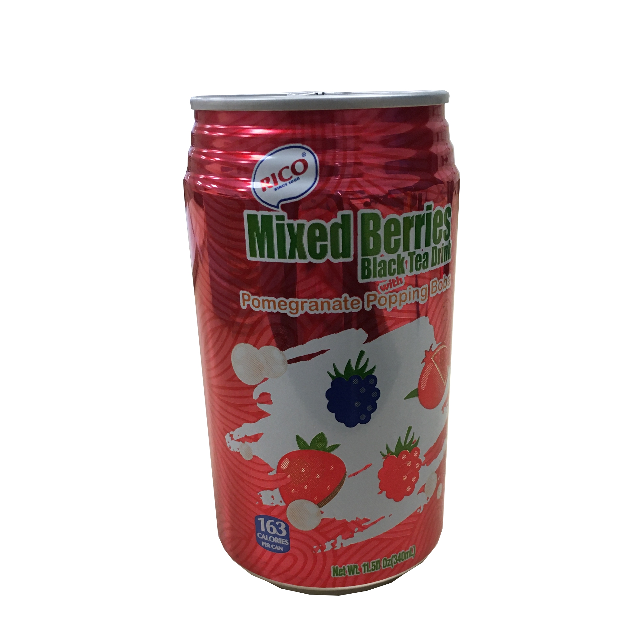 RICO MIXED BERRIES BLACK TEA DRINK w/popping Boba DR270081